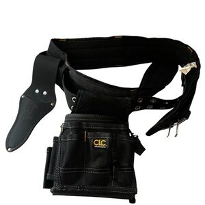 CLC Tool Works &Klein 4Pc Belt/Tool Pouches